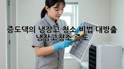 ✨ 증도댁의 냉장고 청소 비법 대방출! #냉장고청소 #증도